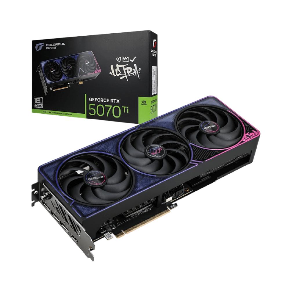 七彩虹 iGame GeForce RTX 5070 Ti Ultra Z BLACK OC 16GB