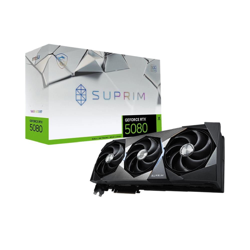 微星 超龙 GeForce RTX 5080 16G SUPRIM SOC