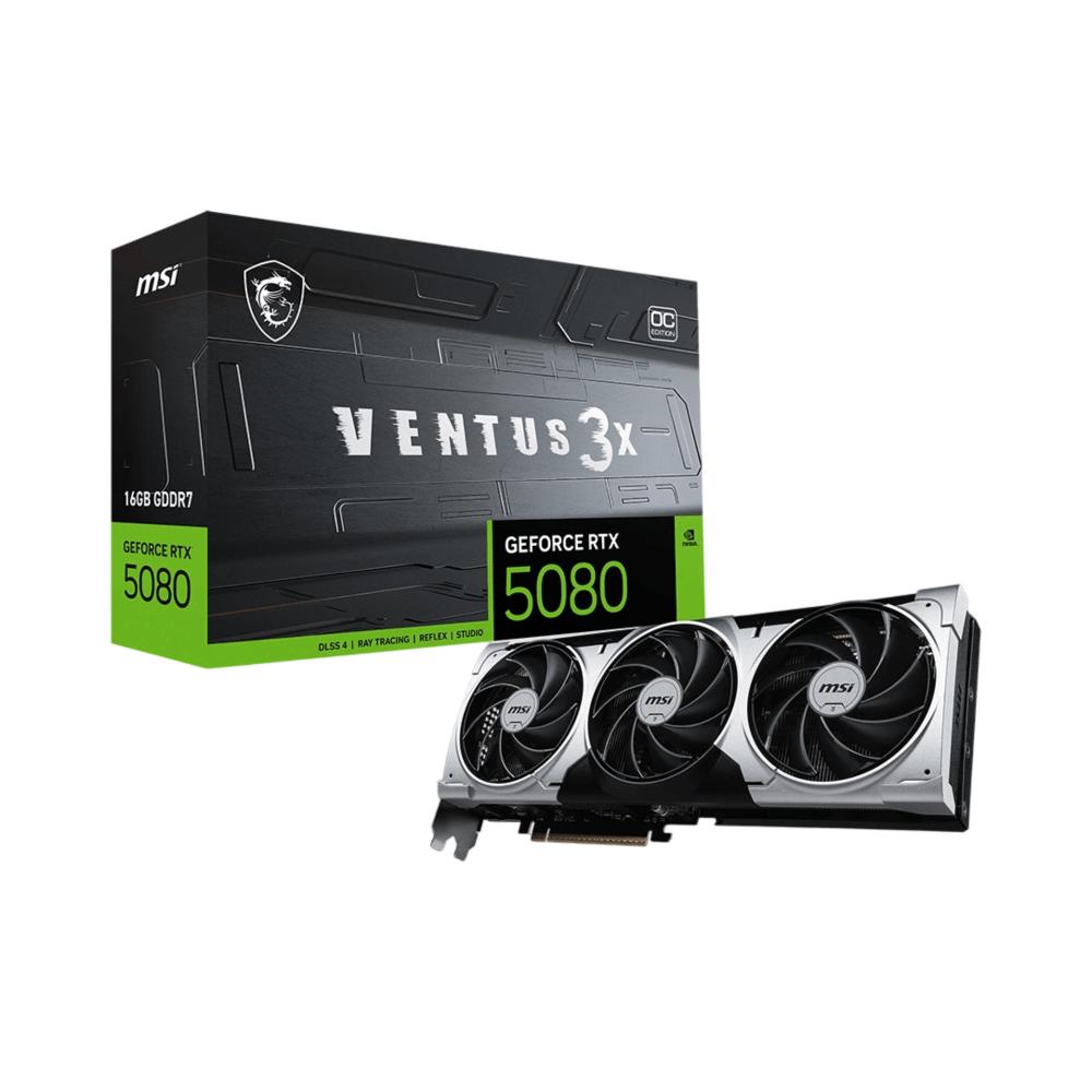 微星 万图师 GeForce RTX 5080 16G VENTUS 3X OC PLUS