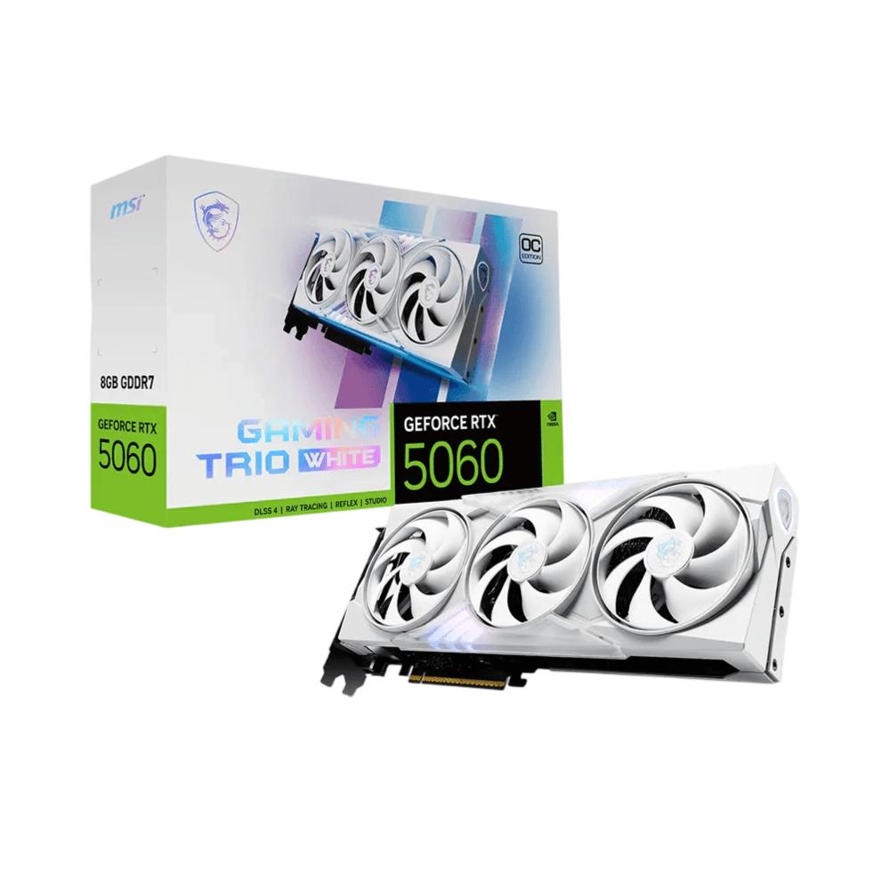 微星 白魔龙 GeForce RTX 5060 8G GAMING TRIO OC WHITE