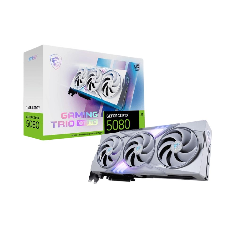 微星 白魔龙 GeForce RTX 5080 16G GAMING TRIO OC WHITE