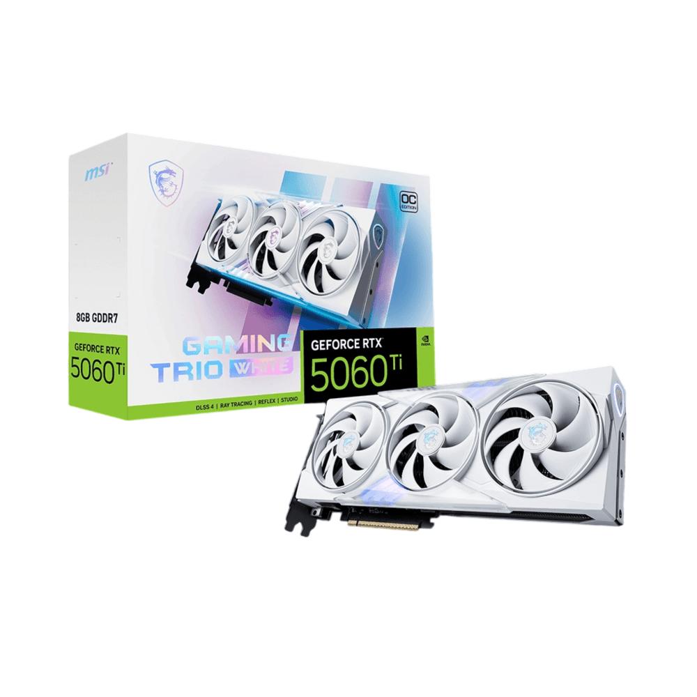 微星 白魔龙 GeForce RTX 5060 Ti 8G GAMING TRIO OC WHITE