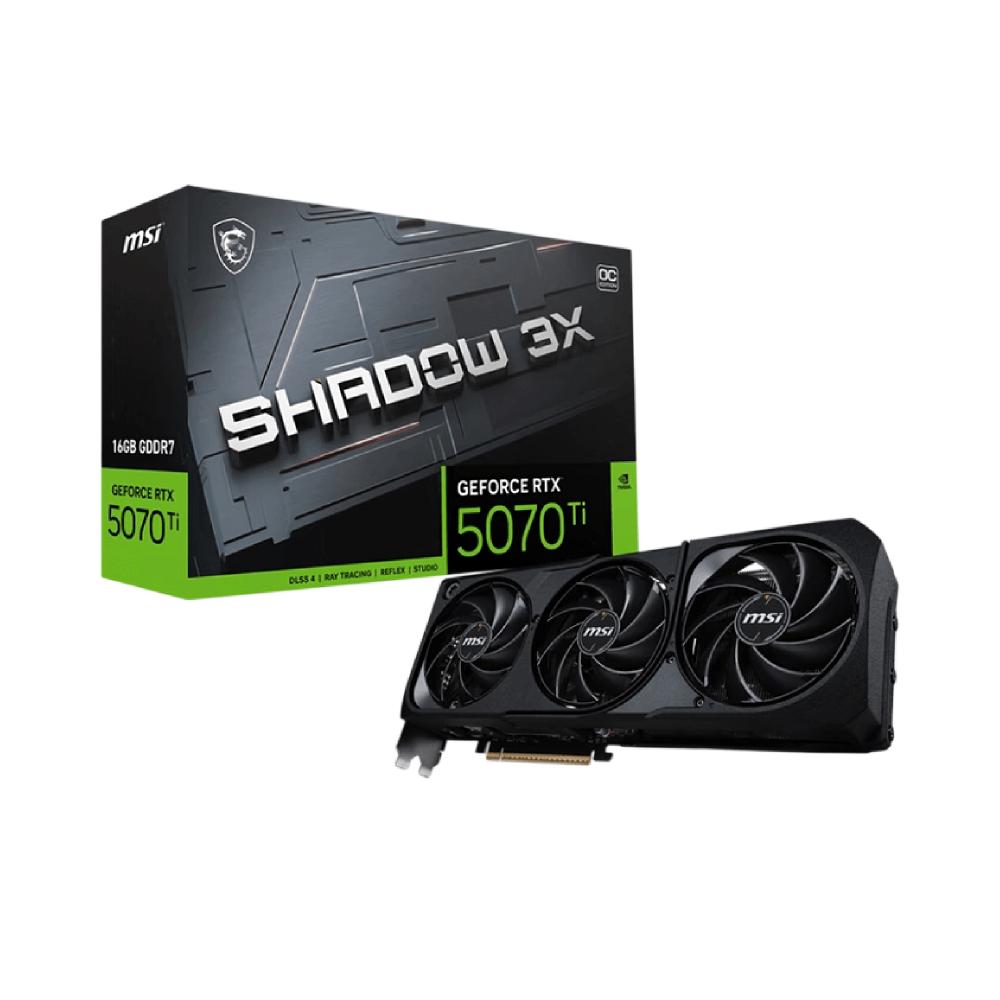 微星 幻影师 GeForce RTX 5070 Ti 16G SHADOW 3X OC
