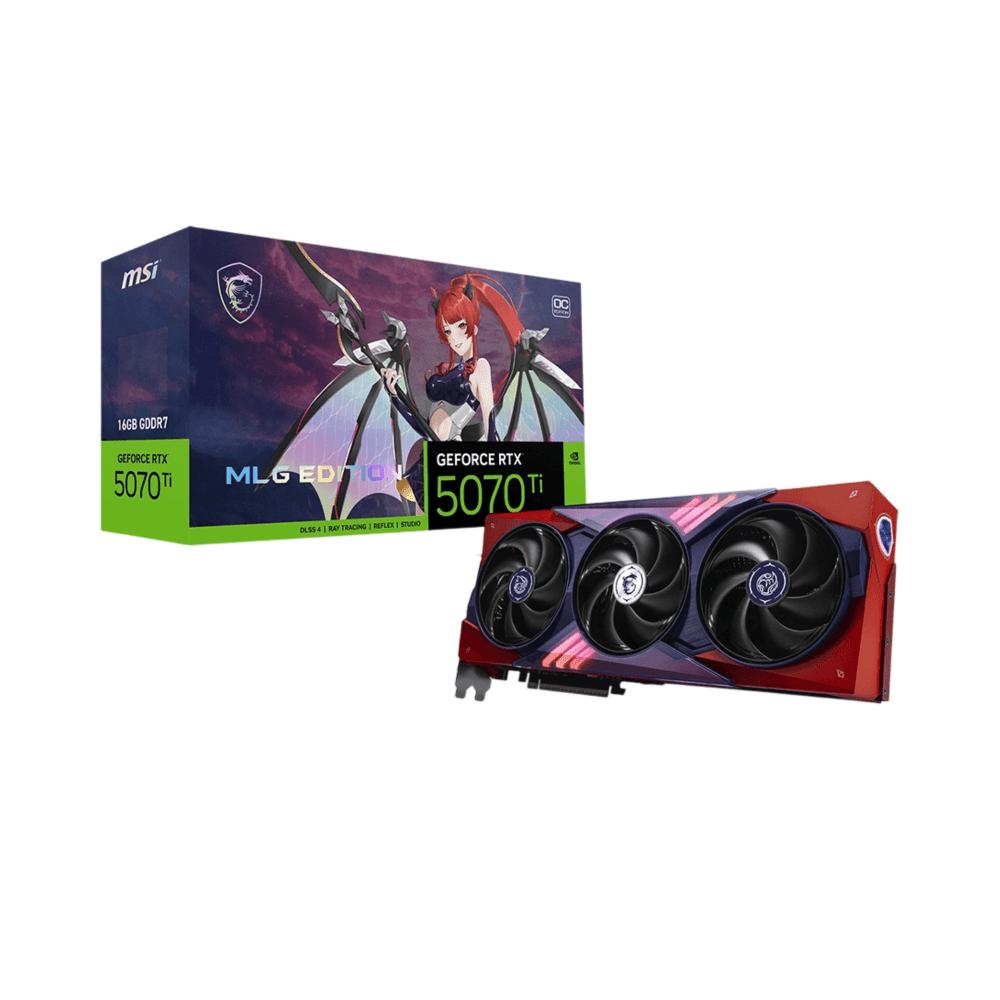 微星 魔龙姬 GeForce RTX 5070 Ti 16G MLG EDITION OC