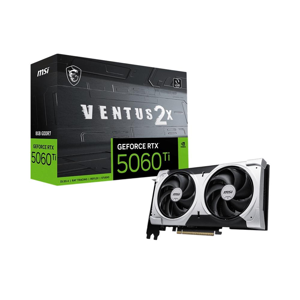 微星 万图师 GeForce RTX 5060 Ti 8G VENTUS 2X PLUS