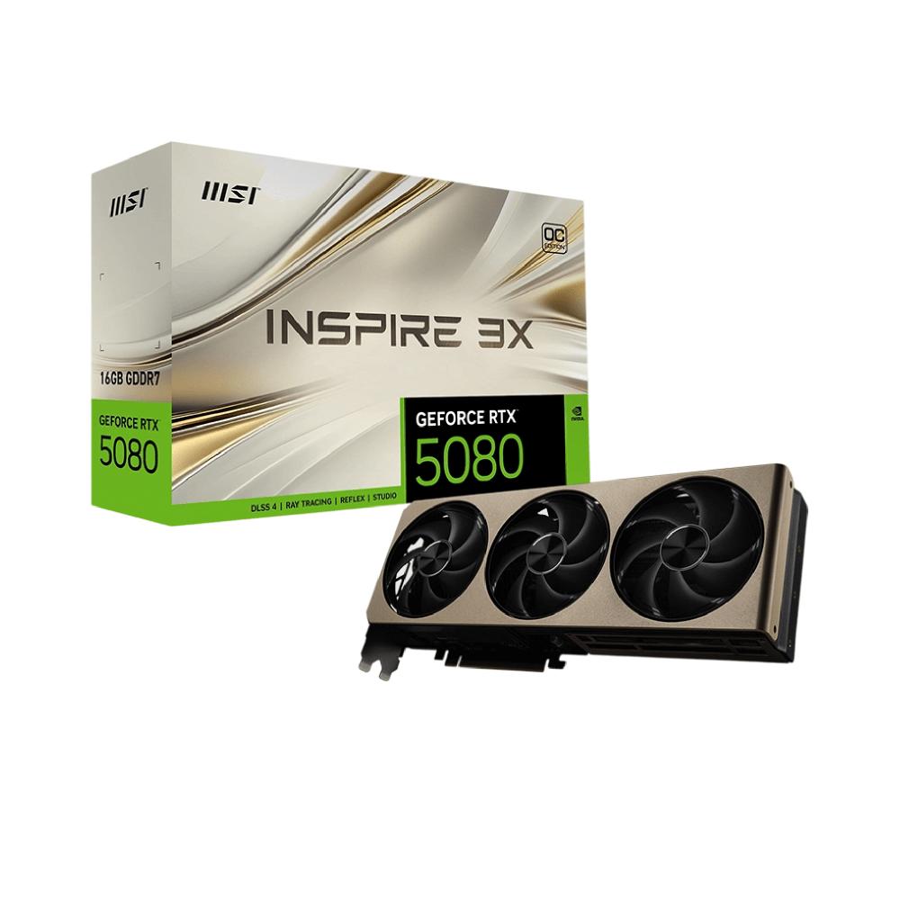 微星 硬派师 GeForce RTX 5080 16G INSPIRE 3X OC